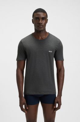 Hugo Boss Miesten T-Paita, TSHIRT RN NOS Keskiharmaa