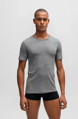 Hugo Boss Miesten T-Paita, TSHIRT RN NOS Tummanharmaa