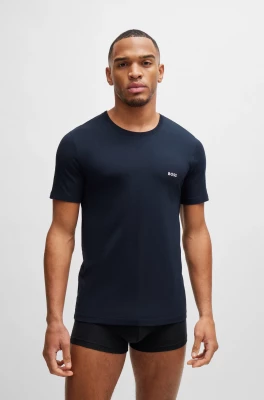 Hugo Boss Miesten T-Paita, TSHIRT RN NOS Tummansininen