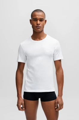 Hugo Boss Miesten T-Paita, TSHIRT RN NOS Valkoinen