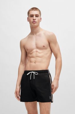 Hugo Boss miesten uimashortsit, ICONIC UIMASHORTSIT Musta