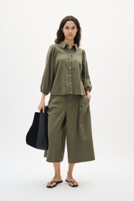 Inwear naisten housut, BALLARIIW CULOTTE Dusty Olive