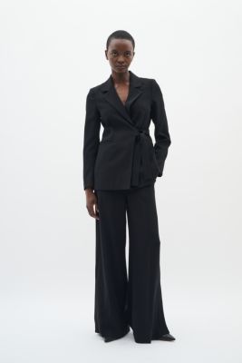 Inwear naisten housut, BRIEZIW SLIT PANTS Black