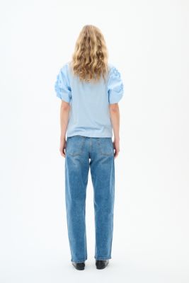 Inwear naisten t-paita, K-PAYANA WOVEN TRIM T-SHIRT Windsurfer