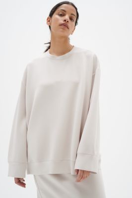 Inwear Naisten Väljä Collegepaita, AIDA SWEATSHIRT Luonnonvalkoinen