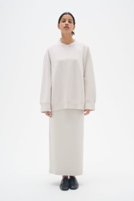 Inwear Naisten Väljä Collegepaita, AIDA SWEATSHIRT Luonnonvalkoinen