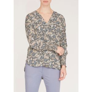 Isay, Naisten Paita, Katie Blouse  (2nd hand) Sininen Kuosi