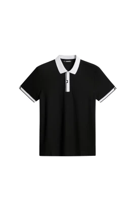 J.Lindeberg miesten pikeepaita, BAY SLIM POLO GOLF Musta