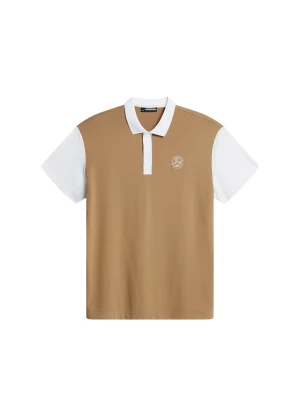 J.Lindeberg miesten pikeepaita, CLUB HOUSE LOOSE FIT POLO GOLF Beige