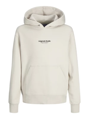 Jack and Jones junior huppari, JORVESTERBRO SWEAT HOOD Luonnonvalkoinen