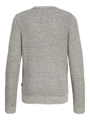 Jack and jones junior neule, JJGLOBAL KNIT CREW NECK JNR Harmaa