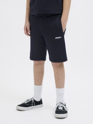Jack and Jones junior shortsit, JPSTGORDON JJBEAU SWEAT SHORTS Tummansininen