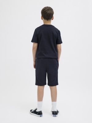Jack and Jones junior shortsit, JPSTGORDON JJBEAU SWEAT SHORTS Tummansininen