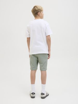 Jack and Jones junior shortsit, JPSTGORDON JJBEAU SWEAT SHORTS Vaaleanvihreä