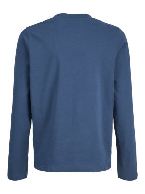 Jack and jones junior t-paita, JCOGRID BRANDING TEE LS CREW NECK JNR Petroolinsininen