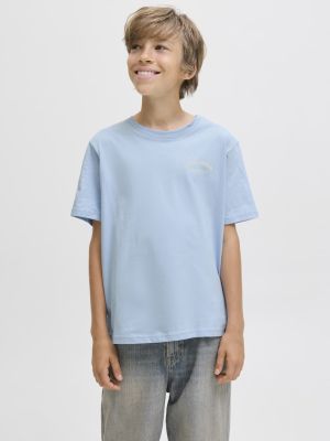 Jack and jones junior t-paita, JJEBRANDES RELAXED TEE SS NOOS JNR Vaaleansininen