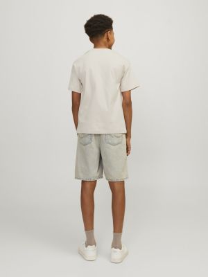 Jack and Jones junior t-paita, JJEURBAN EDGE TEE SS O-NECK NOOS JNR Beige