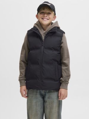 Jack and Jones junior toppaliivi, JJESOHO BODYWARMER COLLAR JNR Musta