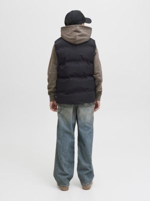 Jack and Jones junior toppaliivi, JJESOHO BODYWARMER COLLAR JNR Musta