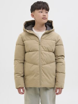 Jack and jones junior toppatakki, JJGLOBAL PUFFER JACKET JNR Beige