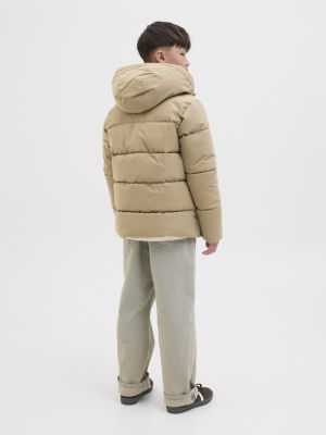Jack and jones junior toppatakki, JJGLOBAL PUFFER JACKET JNR Beige