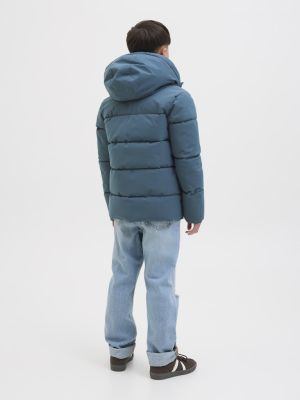 Jack and jones junior toppatakki, JJGLOBAL PUFFER JACKET JNR Petroolinsininen