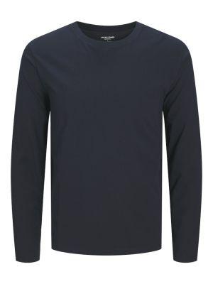 Jack and Jones miesten paita, JJEORGANIC BASIC TEE LS O-NECK Navy Blazer