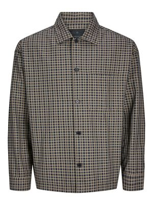 Jack and Jones miesten paita, JPRBLAMADISON L/S OVERSHIRT BF Slate Black