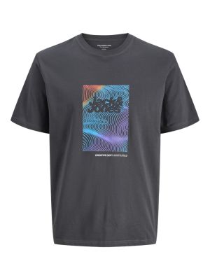Jack and Jones miesten t-paita, JCOSYSTEMATIC TEE SS Asphalt
