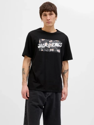 Jack and Jones miesten t-paita, JJHAWAII SHAPE TEE SS Black