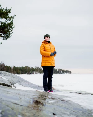 Joutsen naisten untuvatakki, RUUT  Oranssi