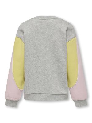 Kids Only lasten collegepusero, KOGEILEEN LS O-NECK COLOR BLOCK Monivärinen Kuosi
