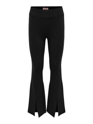 Kids Only lasten housut, KOG PAIGE FLARED SLIT PANT Musta