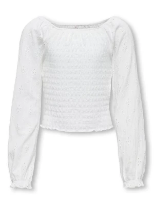 Kids Only lasten paita, KOGTILDA L/S SMOCK TOP Valkoinen