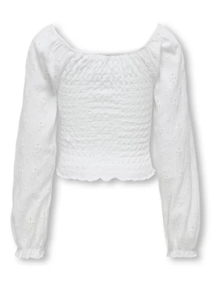Kids Only lasten paita, KOGTILDA L/S SMOCK TOP Valkoinen