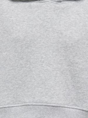 Kids Only lasten svetari, KOGSWEAT LIFE LS HOODIE SHORT  Keskiharmaa