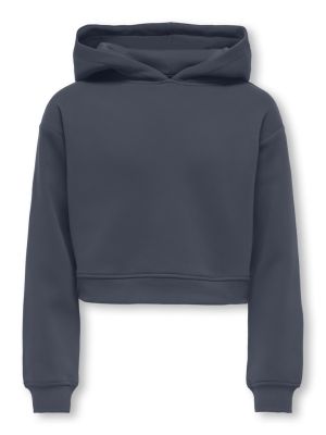 Kids Only lasten svetari, KOGSWEAT LIFE LS HOODIE SHORT  Tumma Turkoosi