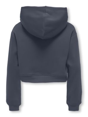 Kids Only lasten svetari, KOGSWEAT LIFE LS HOODIE SHORT  Tumma Turkoosi