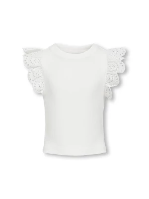 Kids Only lasten toppi, KOGDREA LIFE S/S TOP Valkoinen