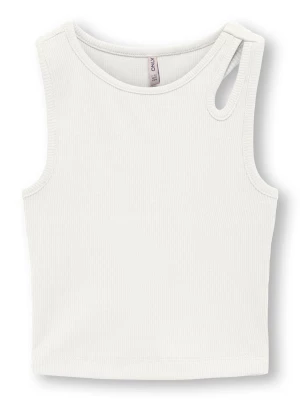 Kids Only lasten toppi, KOGNESSA LIFE S/L CUT OUT TOP Valkoinen