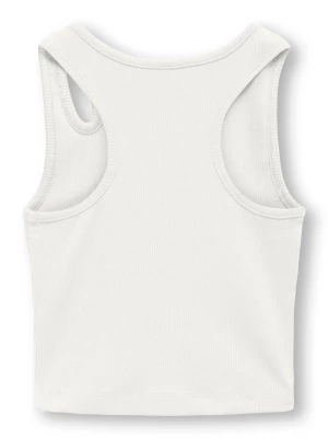 Kids Only lasten toppi, KOGNESSA LIFE S/L CUT OUT TOP Valkoinen