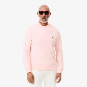 Lacoste Miesten Collegepaita, BRUSHED COTTON FLEEX JOGGER SWEATSHIRT Pinkki