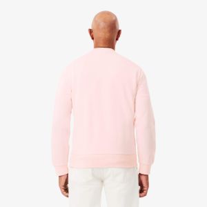 Lacoste Miesten Collegepaita, BRUSHED COTTON FLEEX JOGGER SWEATSHIRT Pinkki
