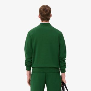 Lacoste Miesten Collegepaita, BRUSHED COTTON FLEEX JOGGER SWEATSHIRT Vihreä