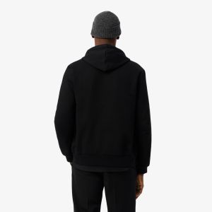 Lacoste Miesten Huppari, LACOSTE REGULAR FIT BRUSHED ZIPPERED Musta