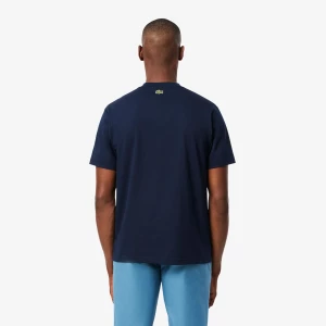 Lacoste miesten t-paita, LACOSTE BIG LOGO Tummansininen