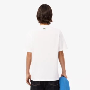 Lacoste miesten t-paita, LACOSTE BIG LOGO Valkoinen
