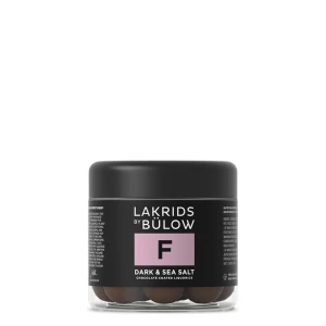 LAKRIDS BY BÜLOW lakritsi, SMALL F - DARK & SEA SALT Ei Värikoodia