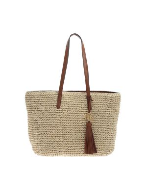 Lauren Ralph Lauren laukku, WHITNEY 29-TOTE-MED Vaalea Beige