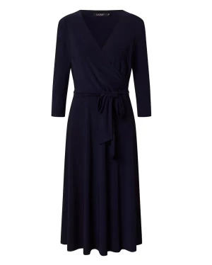 Lauren Ralph Lauren naisten mekko, CARLYNA 3/4 SLEEVE DAY DRESS Tummansininen